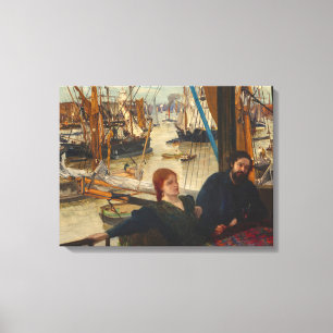 Impressão Em Tela James Whistler - Wapping