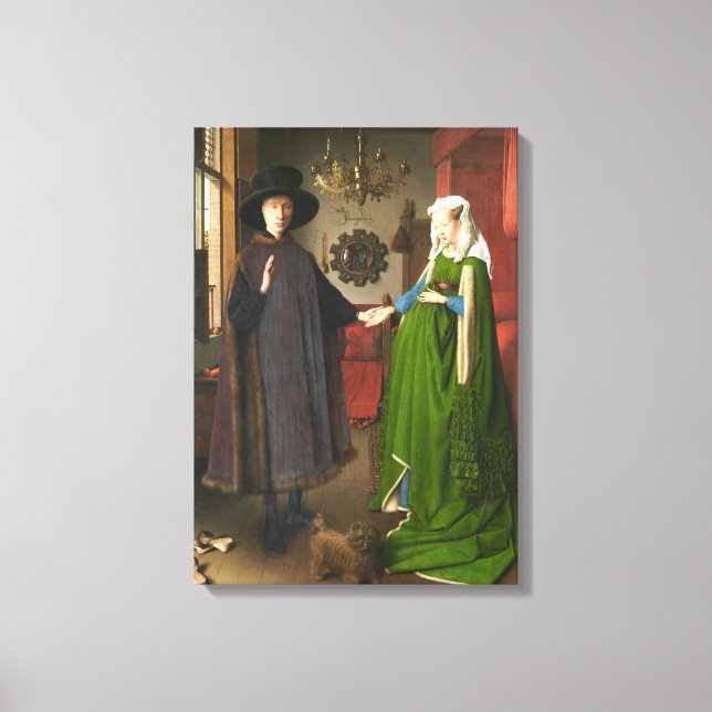 Impressão Em Tela Jan van Eyck Arnolfini - Retrato (Frente)