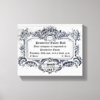 Impressão Em Tela Jane Austen: Bola Estate Pemberley