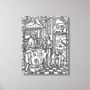 Impressão Em Tela Janeiro, de "do DES Bergers Almanach", 1491