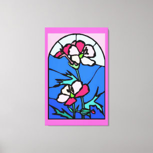 Impressão Em Tela Janela das flores