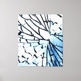 Impressão Em Tela janela quebrada