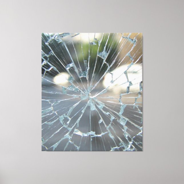 Impressão Em Tela janela quebrada (Frente)