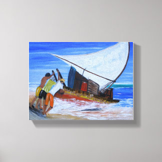 Impressão Em Tela Jangadeiros