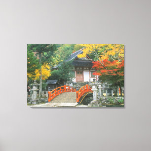 Impressão Em Tela Japão, Nara, Templo Ryuzenji