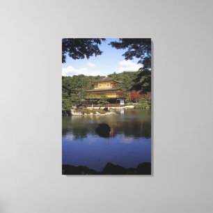 Impressão Em Tela Japão, Quioto, Pavilhão Dourado, Templo Zen