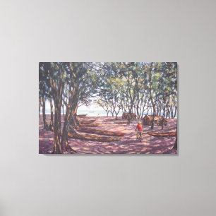 Impressão Em Tela Jarda Kafountine 1998 do barco