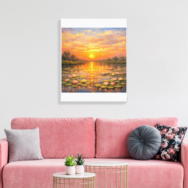 Impressão Em Tela Jardim de Espelhos e Céu (Insitu(Sala de estar))