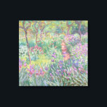 Impressão Em Tela Jardim de Giverny por Claude Monet<br><div class="desc">Claude Monet - Jardim em Giverny. Linda pintura impressionista de um jardim em Giverny por Claude Monet.</div>