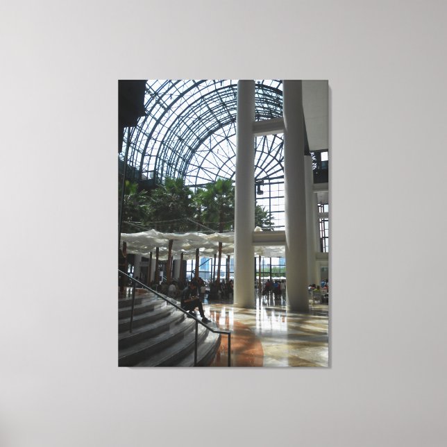 Impressão Em Tela Jardim de inverno, Nova Iorque (Frente)