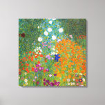 Impressão Em Tela Jardim Flor | Gustav Klimt<br><div class="desc">Jardim Flor (1905-1907) do artista austríaco Gustav Klimt. A pintura de arte original é óleo na canvas com uma paisagem abstrato brilhante de flores coloridas. Use as ferramentas de design para adicionar texto personalizado ou personalizar a imagem.</div>