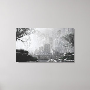 Impressão Em Tela Jardim Gotham (inverno)
