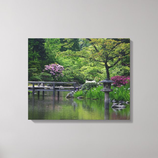 Impressão Em Tela Jardim Japonês (Frente)