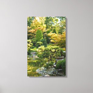Impressão Em Tela Jardim Japonês em Tela Envelopada