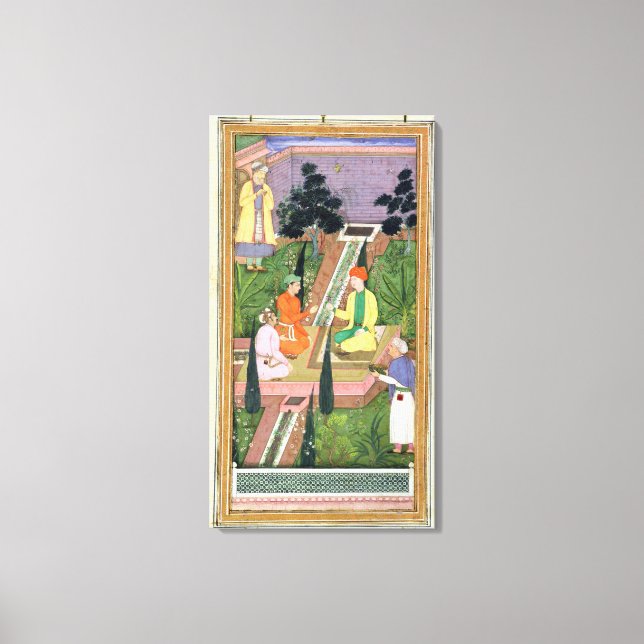 Impressão Em Tela Jardins d'água, do Álbum Clive (guache no pa) (Frente)