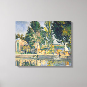 Impressão Em Tela Jas de Bouffan O Lago - Paul Cezanne - c1876
