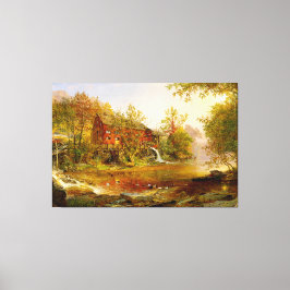 IMPRESSÃO EM TELA JASPER FRANCIS CROPSEY - O VELHO LEITE - 1876 -