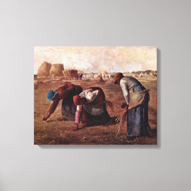 Impressão Em Tela Jean-Francois Millet - The Gleaners (Frente)