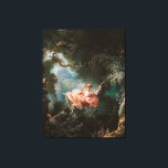 Impressão Em Tela Jean-Honoré Fragonard's The Swing<br><div class="desc">The Swing, também conhecido como The Happy Acidents of the Swing, cerca de 1767. Jean-Honoré Fragonard (5 de abril de 1732 - 22 de agosto de 1806) era um pintor e imprimor francês cujo falecido modo Rococo se distinguia por facilidades, exuberância e hedonismo notáveis.</div>