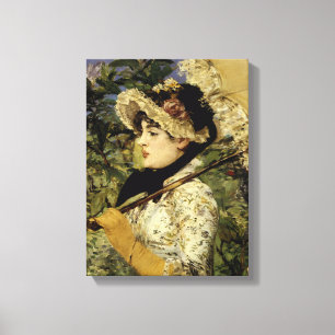 Impressão Em Tela Jeanne: Primavera 1881 por Manet