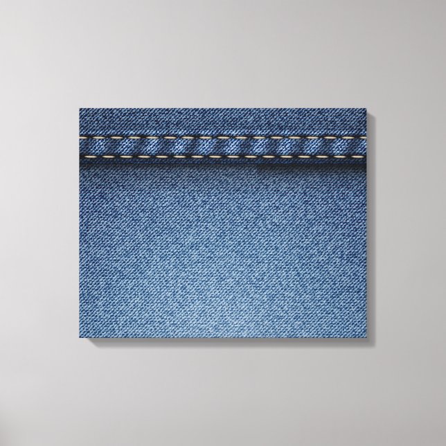 Impressão Em Tela Jeans Denim (Frente)