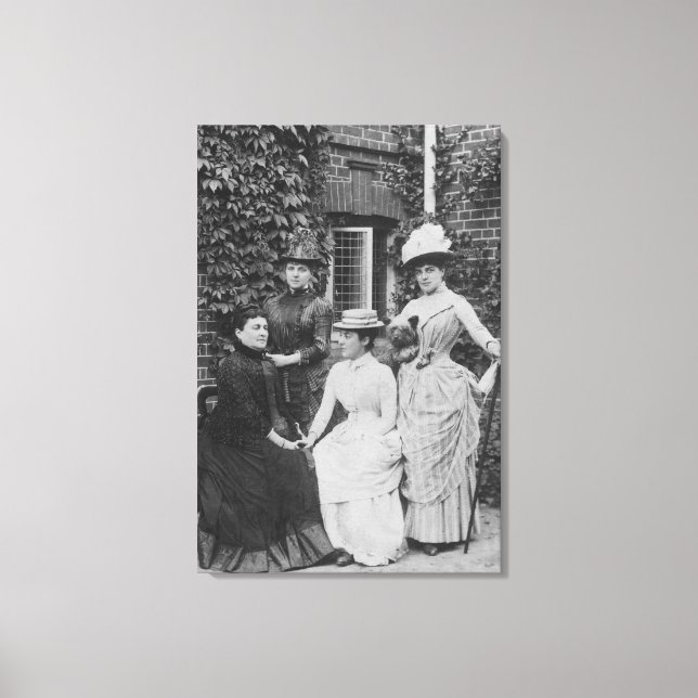 Impressão Em Tela Jennie Jerome, mais tarde Lady Randolph Churchill (Frente)