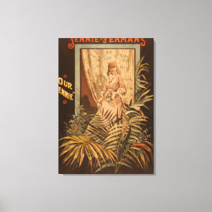 Impressão Em Tela Jennie Yeamans do "poster do jogo nosso Jennie"