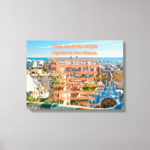 Impressão Em Tela Jeremiah 31:13 Bíblia Verse KJV Pic Wall Art