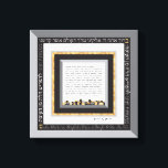 Impressão Em Tela Jerusalém Dourada negra e falsa Hafrashat Challah<br><div class="desc">Nossa Impressão em Jerusalém Preto, Branco, Cinzas e (simulada) Dourada Intitulada Hafrashat Challah Canvas foi criada por solicitação especial para um amigo com uma Cozinha Preta e Branca. Um belo Chá, dia de as mães, ou presente de qualquer dia. Porque seu Challah é uma obra de arte que ela pode...</div>