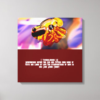 Impressão Em Tela Jesus ama