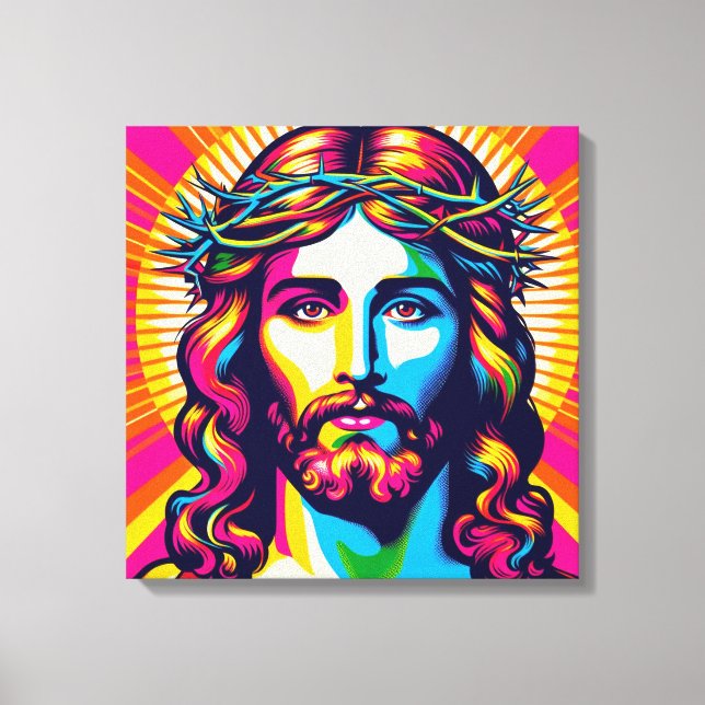 Impressão Em Tela Jesus canvas! (Frente)