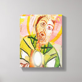 Impressão Em Tela Jesus Cristo a Tela do Alto Padre