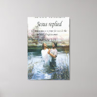 Jesus Cristo Batismo imagem dois borrão