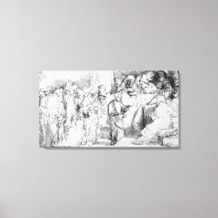 Impressão Em Tela Jesus Cristo entre os doutores