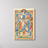 Jesus Crucificado Iluminação Medieval
