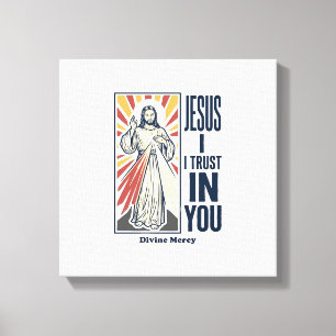 Impressão Em Tela Jesus Eu Confio Em Você Desenho de Camisa Divina M
