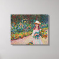 Jeune fille dans le jardin de Giverny, 1888