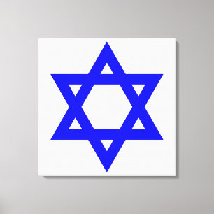 Impressão Em Tela ✡︎ Jewish Star de David