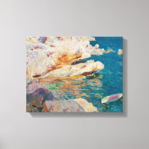 Impressão Em Tela Joaquin Sorolla Y Bastida - Rochas Em Javea.