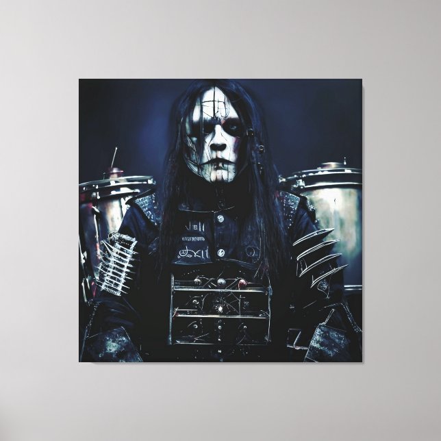 Impressão Em Tela Joey Jordison Custom Frame (Frente)