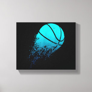 Impressão Em Tela Jogador de Basquete Fã de Basquete Atleta Esportes