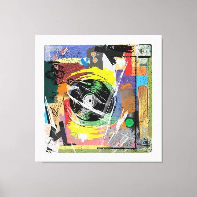 Impressão Em Tela Jogador de Gravação do Ole (Frente)