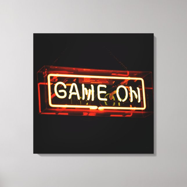 Impressão Em Tela Jogador De Jogos De Joon Neon (Frente)