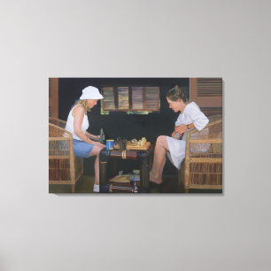 Impressão Em Tela Jogando a xadrez no Goldeneye