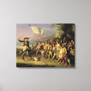 Impressão Em Tela Jogando em soldados, revolução romana 1848