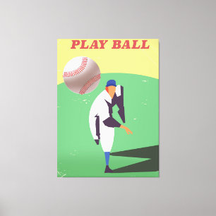 Impressão Em Tela Jogar Bola!
