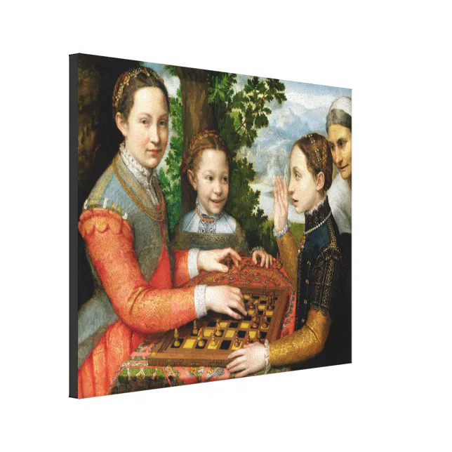 O jogo de xadrez (Sofonisba Anguissola) - Reprodução com Qualidade