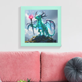 Impressão Em Tela Johann, der Blitzdrache