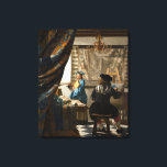 Impressão Em Tela Johannes Vermeer - A Alegoria da Pintura<br><div class="desc">A Alegoria da Pintura / A Arte da Pintura - Johannes Vermeer, 1666-1668</div>