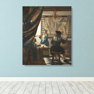 Impressão Em Tela Johannes Vermeer, A Arte Da Pintura